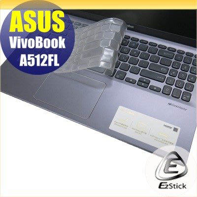 【Ezstick】ASUS A512 A512FL 奈米銀抗菌TPU 鍵盤保護膜 鍵盤膜