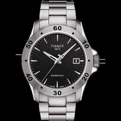 Tissot 天梭V8系列鋼帶自動機械男腕錶 T1064071105100
