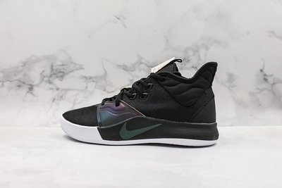Nike PG3 NASA EP 黑白 炫彩 彩虹 百搭 中幫 休閒慢跑鞋 AO2608-003 男鞋