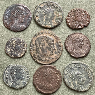 【更新】古羅馬帝國AE銅幣 公2世紀-4世紀 AE2-AE17278