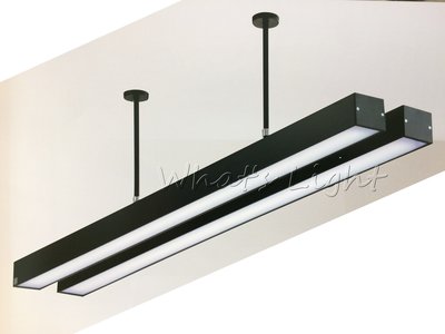 划得來LED燈飾~現代時尚高質感 T8 LED專用 柔光吸頂式日光燈 OA辦公室照明 伸縮懸吊日光燈 (P60271)