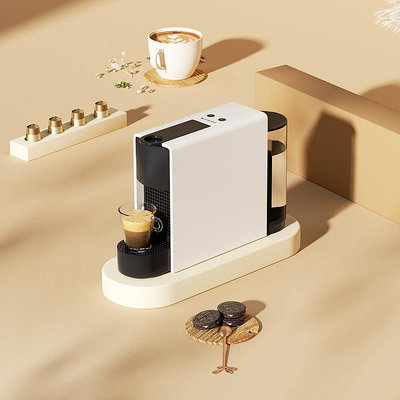 NESPRESSO/奈斯派索 C30雀巢全自動家用小型意大利式膠囊咖啡機黑