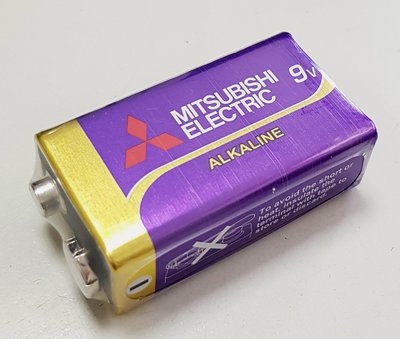 全新 DC 9V 鹼性電池 日本品牌 MITSUBISHI ~ 適用偵煙器 卡拉OK 麥克風 網路線 測試儀 三用電表