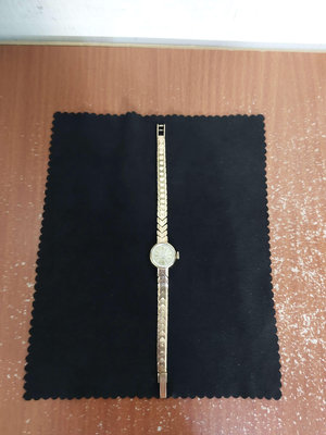 瑞士製 Milus 美力士 鍍金 機械錶 蓮花擺輪 古著 腕錶 手錶