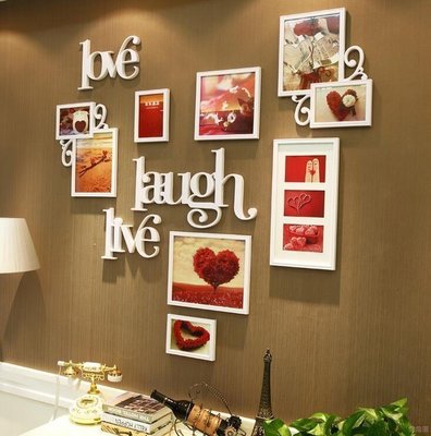 『格倫雅』美式照片牆相框牆 創意歐式相框掛牆組合 客廳臥室相片牆（LED754/LJL促銷 正品 現貨