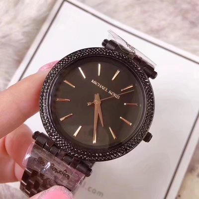 正品代購 Michael Kors MK手錶鑲鑽玫瑰金 不鏽鋼帶防水 日曆女士腕錶 MK6169 MK6141 MK5578