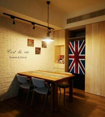 【C'est la vie】 《現貨》英國國旗 85*120cm 分片式 門簾 米字旗 復古工業風 咖啡廳 北歐