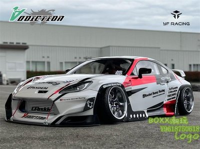 BOxx潮玩~Addiction 豐田TOYOTA GR86 PANDEM 模型1/10寬體漂移車殼 AD-RB9