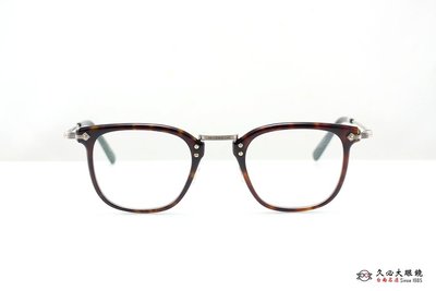 【台南名店久必大眼鏡】MASUNAGA 增永眼鏡 日本百年國寶級手工眼鏡 新款到貨 GMS-806 (琥珀)