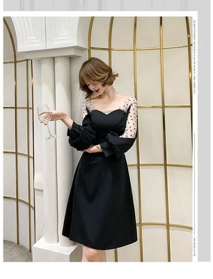 XL-5XL 大尺碼晚禮服胸圍112cm加大洋裝平時可穿顯瘦加肥宴會氣質高貴小禮服連身裙