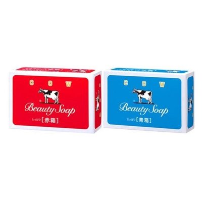 日本 牛乳石鹼 COW 玫瑰滋潤型香皂 赤盒 茉莉清爽香皂 青盒 牛乳石鹼香皂 牛乳肥皂 玫瑰滋潤型香皂 茉莉清爽香皂
