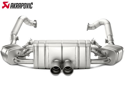 【樂駒】Akrapovic PORSCHE CAYMAN GTS 981 2015 鈦合金 排氣管 輕量化