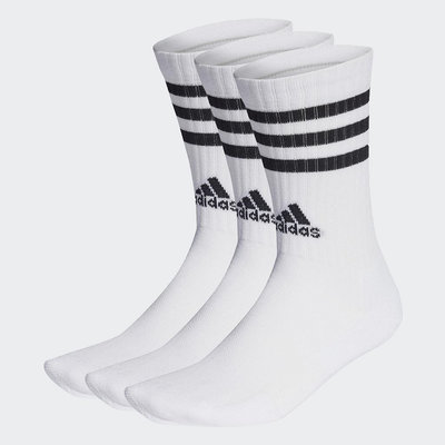 adidas 3-STRIPES 中筒襪 3 雙入 男/女 HT3458