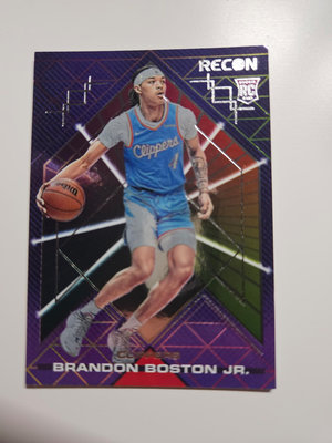 2021-2022 Panini Recon Basketball Brandon Boston Jr RC