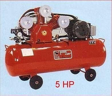 【優質五金~來電詢價】寶馬 全自動皮帶式空壓機附5HP三相馬達-155L
