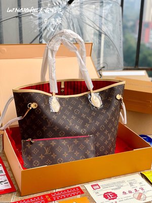 原裝牛皮 Lv[玫瑰]Neverfull 中號購物袋入門級的款式哦絕對的終身款此物經典不言而 NO143727