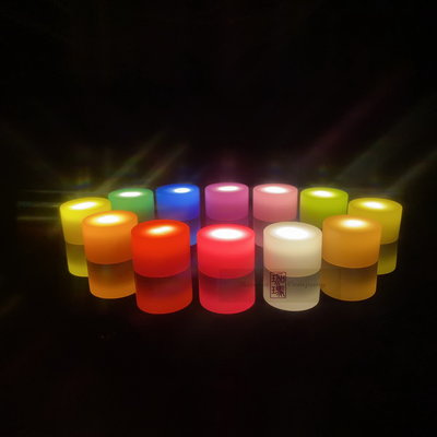 珈瑪-6小時LED蠟燭燈-小型*1粒(無附USB充電電源線)12色可選LED純蠟蠟燭防水電子蠟燭燈 供佛燈充電式電子蠟燭
