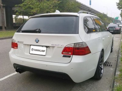 《※台灣之光※》全新 BMW E61 5門 5D WAGON專用M-TECH樣式後保桿後中巴後下巴PP材質M-TEK