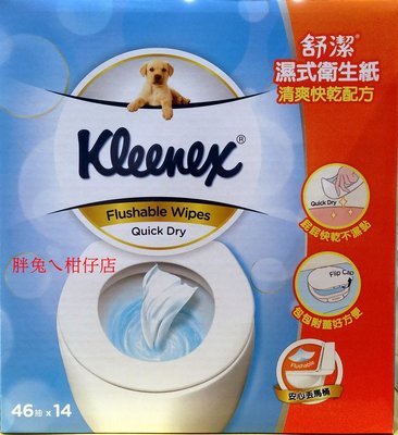 KLEENEX 舒潔濕式衛生紙 46抽X14包