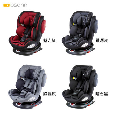 Osann Swift360 Plus 0~12歲360度旋轉多功能汽車座椅 (贈保護墊/遮陽罩)
