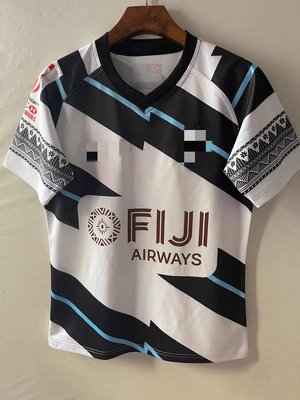 現貨球衣運動背心工廠直銷2024斐濟七人橄欖球服英式橄欖球服球衣