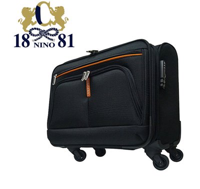 加賀皮件 NINO1881 16吋 旅行箱 行李箱 公事箱 登機箱 拉桿箱 布箱 四輪 8587