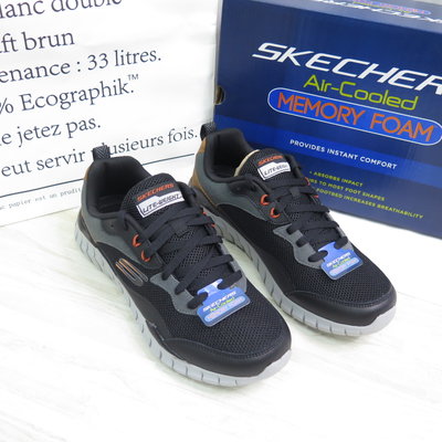 Skechers OVERHAUL-BETLEY 男款 休閒鞋 232046BKCC 黑x灰【iSport】