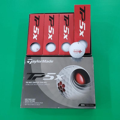 全新品TaylorMade TP5x 高爾夫球 一盒共12顆 Scotty sim2 qi10 SMOKE 15021