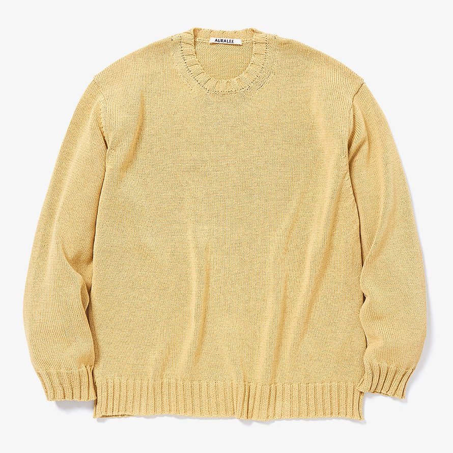 二手美品19SS AURALEE FLAT YARN KNIT P/O 4號| Yahoo奇摩拍賣