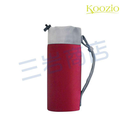 Koozio經典水瓶600ml專用保護袋-紅