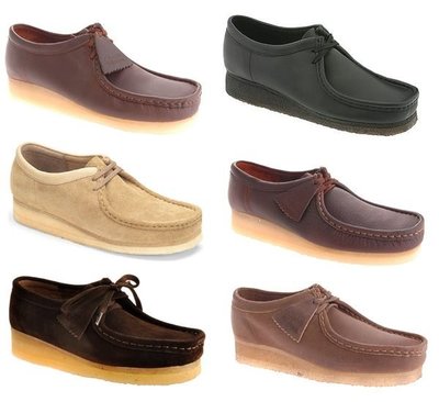 { POISON } CLARKS ORIGINALS WALLABEE LOW 經典鞋款 袋鼠鞋