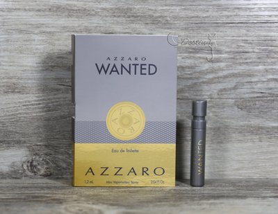 AZZARO 通緝令 Wanted 男性 淡香水 1.2ml 可噴式 試管香水 全新