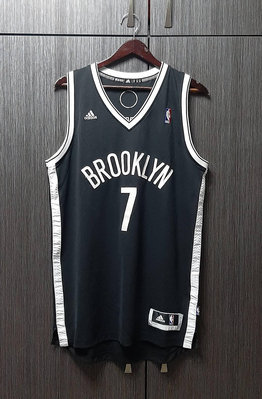 門市正品Adidas NBA BROOKLYN 布魯克林籃網隊Johnson 詹森7號復古球衣M