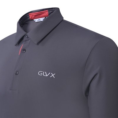 熱銷 GLVX高爾夫男裝秋季golf長袖Polo衫彈力舒適T恤休閑運動 可開發票