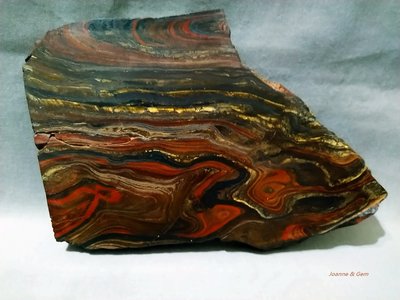 帶狀鐵岩 Banded Iron Formation(鐵虎眼)#7~地球古老的沉積岩，來自26億年前的太古宙鐵岩
