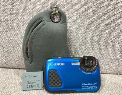 二手保固七日包防水 CANON D30 數位相機 公司貨 TX30 TG-850 TG-870