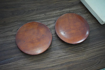 日本回流天然木茶盤干泡盤壺承杯托老木盤2個