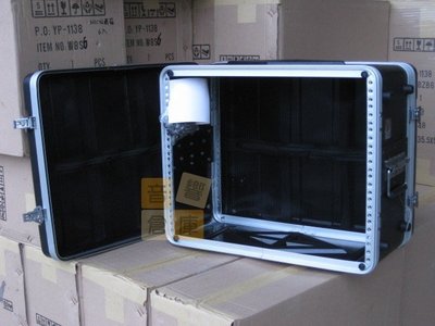 【音響倉庫】雙門行動機櫃6U效果器.無線麥克風主機專用 瑞克箱 航空箱 機櫃 塑鋼箱ABS材質鋁邊