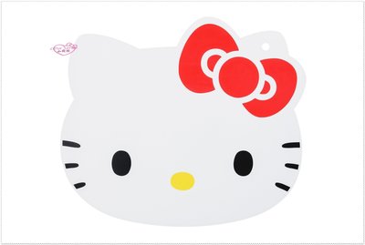 ♥小公主日本精品♥Hello Kitty 造型砧板 水果砧板/切菜板 白色大臉 11093008
