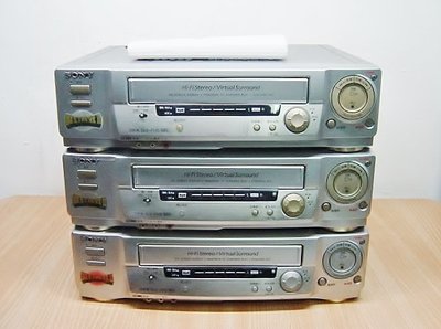 @【小劉二手家電】 SONY VHS錄放影機,SLV-FH5附代用遙控器,故障機也可修理 !