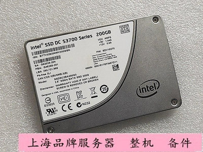 DELL 6P5GN 3053J英特爾 S3610 S3700 200G SATA 2.5固態硬碟