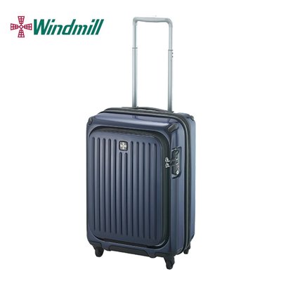 【Chu Mai】Windmill C-FA053 掀蓋拉行李箱 商務箱 拉桿箱-靛藍色(19吋行李箱)(免運)