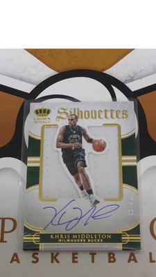 2015-16 NBA PANINI 總冠軍-公鹿 KHRIS MIDDLETON 剪影簽名卡(72/75)