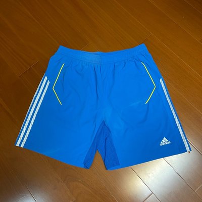 （全新NG品含吊 Size 2XL) Adidas Climacool  水藍色短褲（R3)