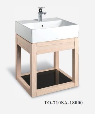 《振勝網》Corins 柯林斯 TO-710SA / 加拿大冷杉 開放式浴櫃 / TOTO L710CGUR盆專用浴櫃