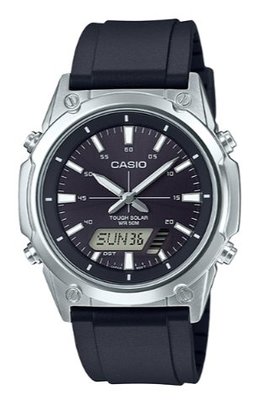 【萬錶行】CASIO 經典錶款太陽電力休閒錶 AMW-S820-1A