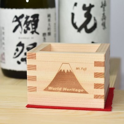 富士山 日本清酒 檜木 木杯 枡杯 酒杯 日本製 木質香氣