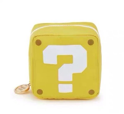 LeSportsac x Nintendo 黃色問號方形包 瑪麗歐 瑪利歐 化妝包 收納包 降落傘防水 聯名系列 限量