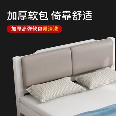現貨 實木床1.5米現代簡約1.8米出租房經濟型雙人床1米簡易床架單人床正品促銷