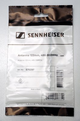 全新 SENNHEISER原廠 EW系列 G3 G4 無線麥克風用天線 486-558MHz Band A 122mm長